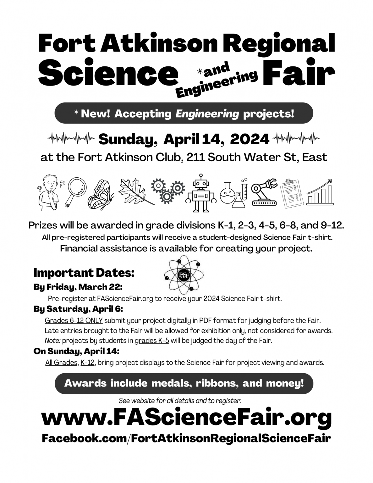 Feel free to contact us with any questions at FortAtkinsonScienceFair
